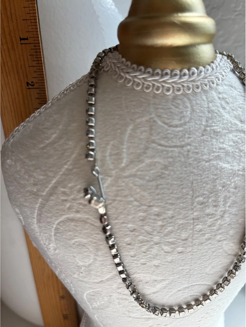 Vintage Rhinestone Necklace Classic Vintage Glam Jewelry